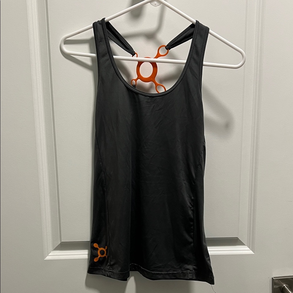 Orangetheory Black Tank Top with Orange Logo